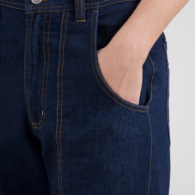 LAST ONE in XL - Vara Denim Workwear Pants - Dark Blue