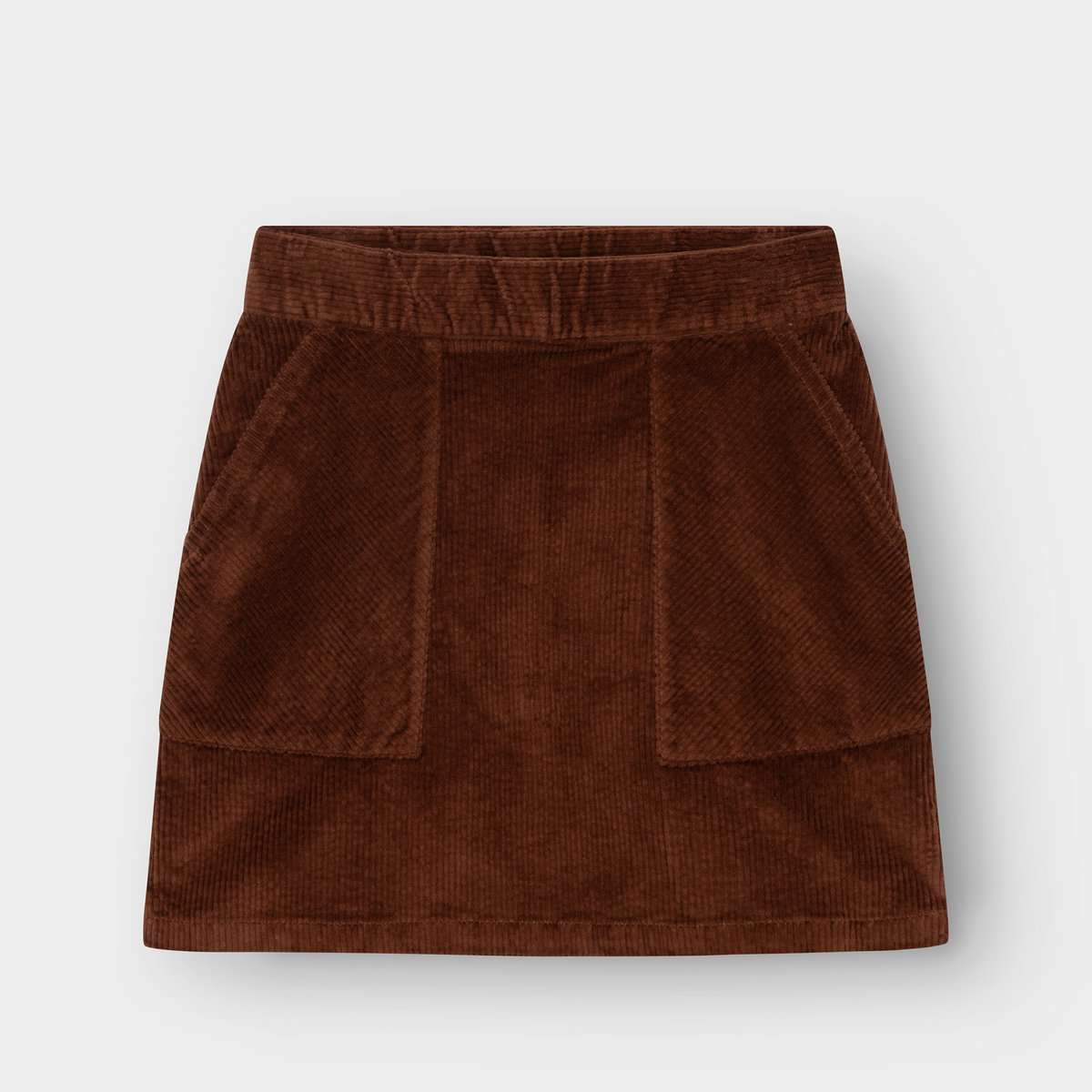 Majorna Corduroy Skirt - Cappuccino Brown