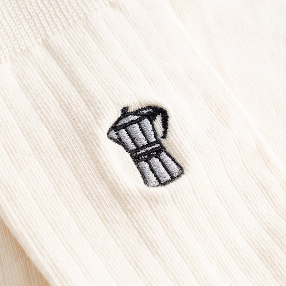 Mocca Knivsta Socks - Whisper White