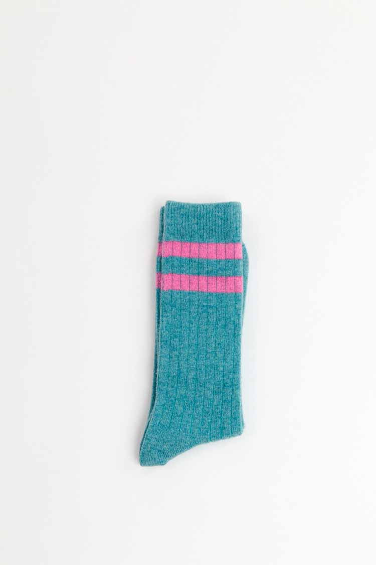 Vintage Wool Socks - Ocean