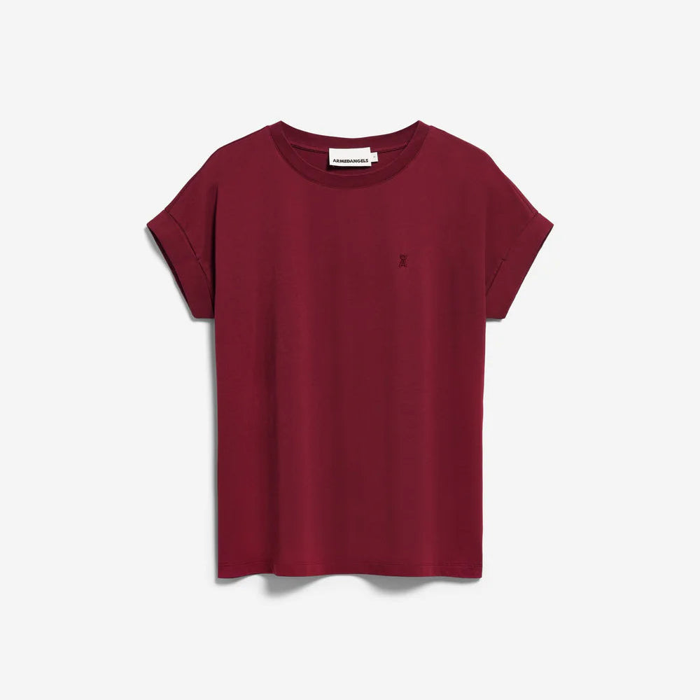 Idaara T-shirt - Velvet Red