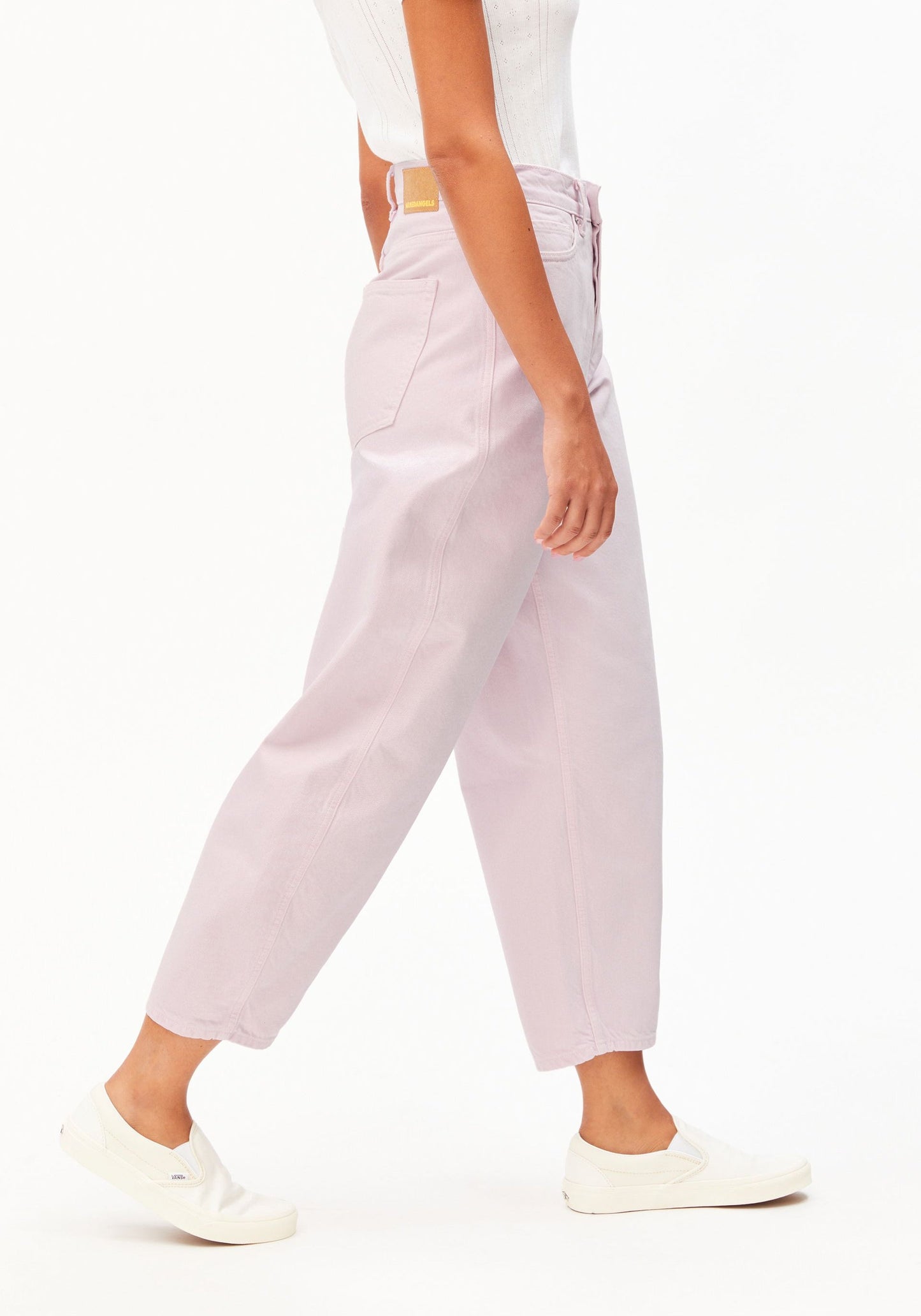 LAST ONE in 27/32 - Detox Denim Baarly High Waist Barrel - Pink Mist