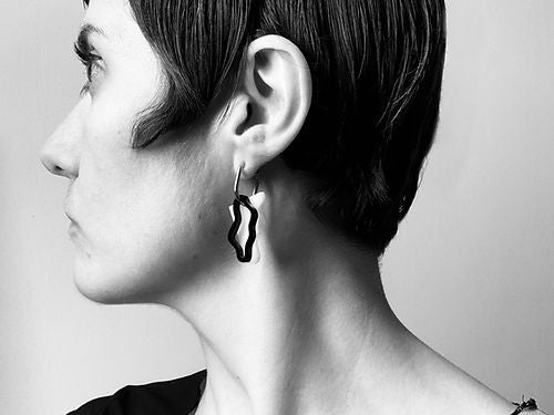 A Shape and a Line Earrings