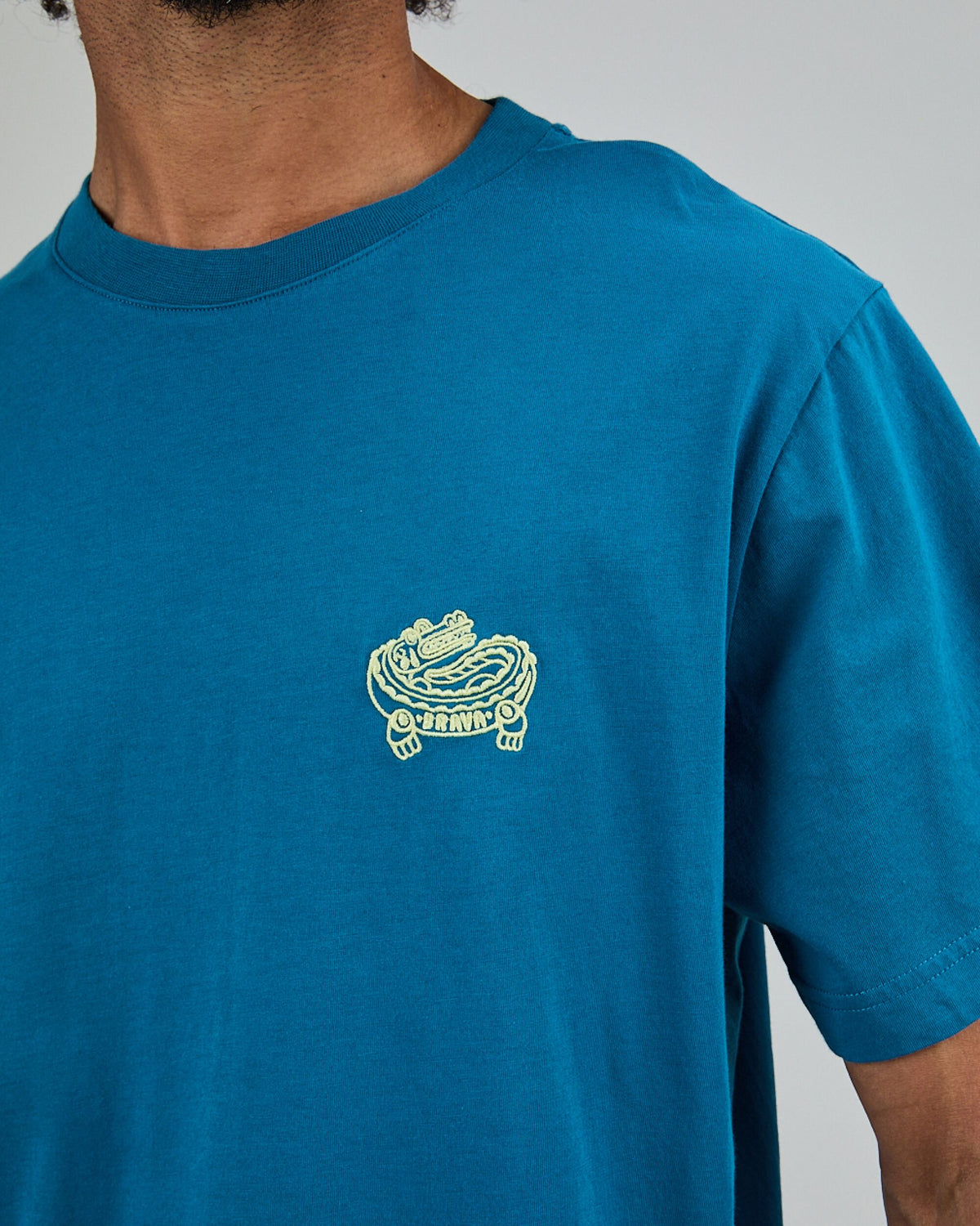 Asis Percales Crocodylus T-Shirt - Blue
