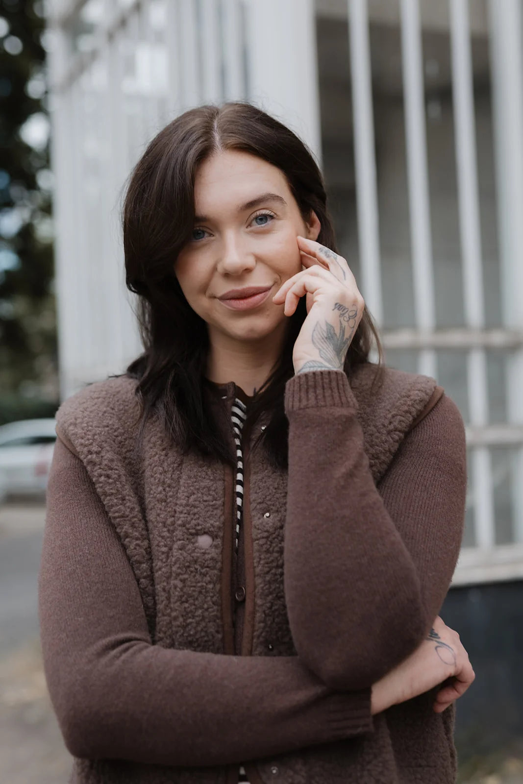 Tyb Light Wool Bodywarmer - Choco Martini