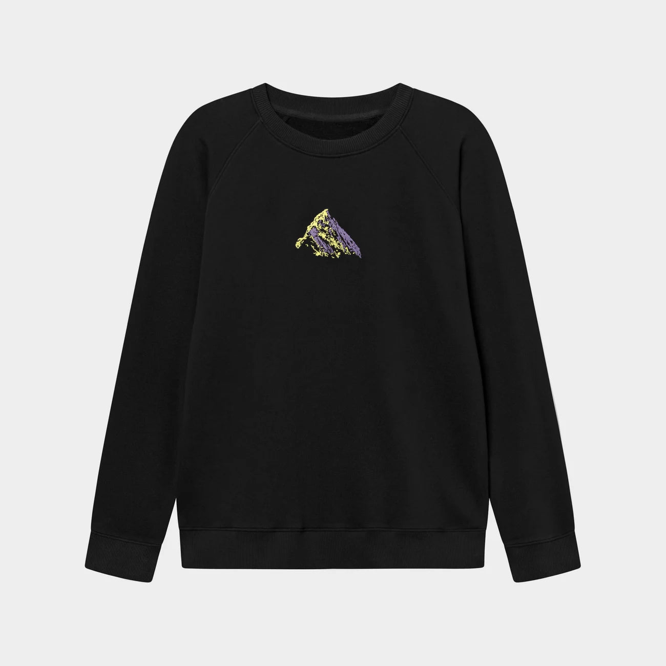LAST ONE in XS - Malmoe Logo Peak Sweatshirt - Black
