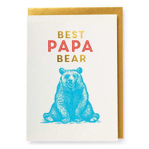 Archivist Gallery Greeting Card - Papa Bear