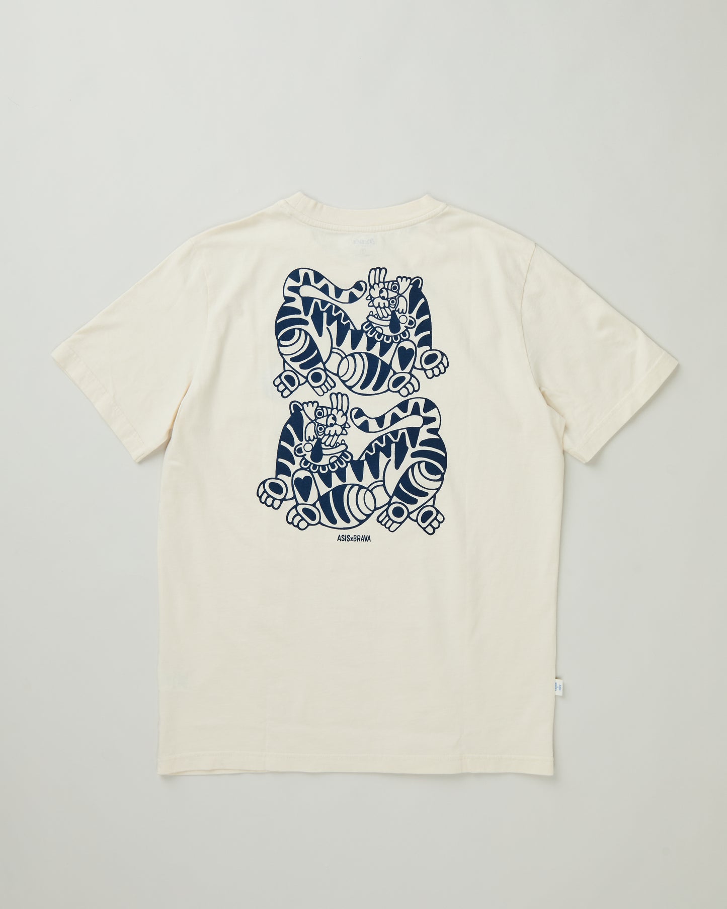 Asis Percales Tigris T-Shirt - Ecru