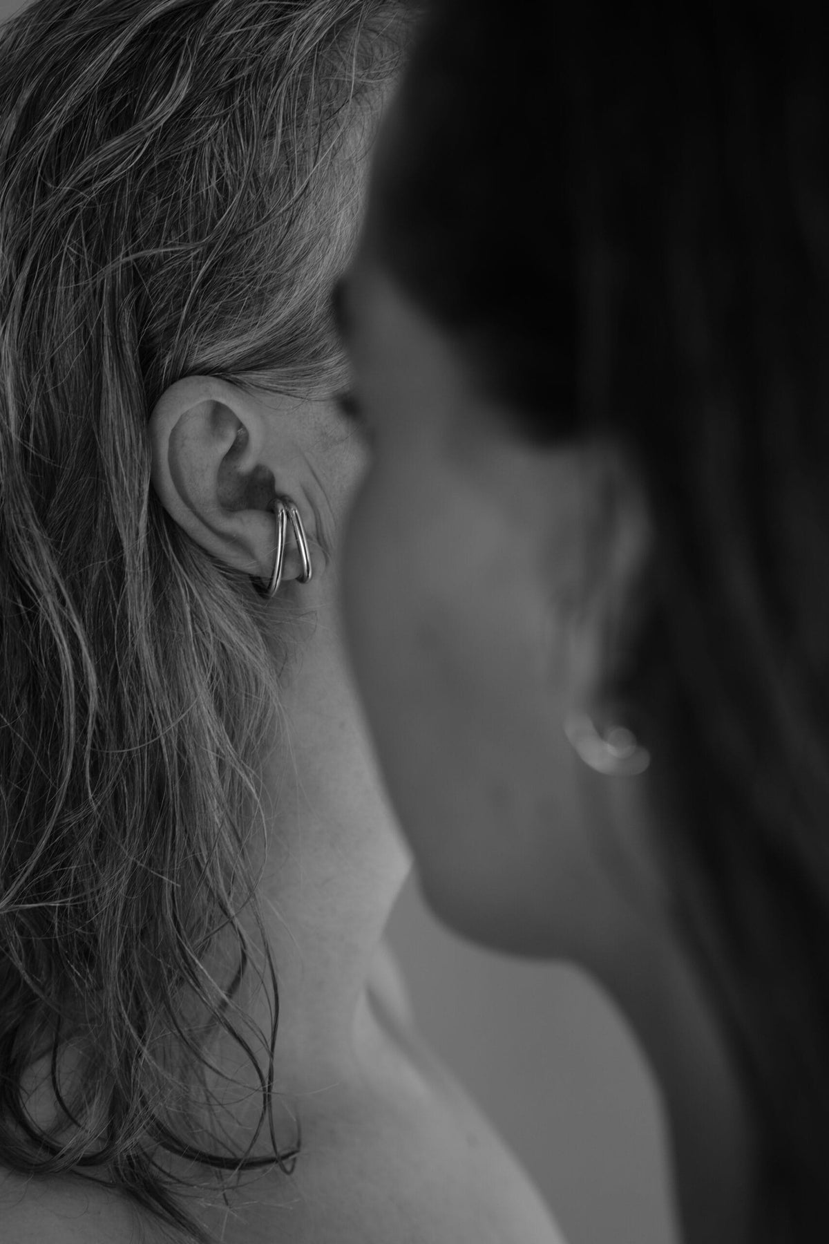 Clasp Ear Cuff - Silver