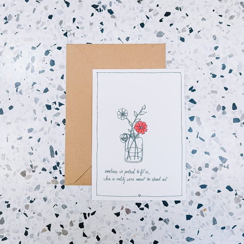 Emma Nieke Greeting Card - Stand out