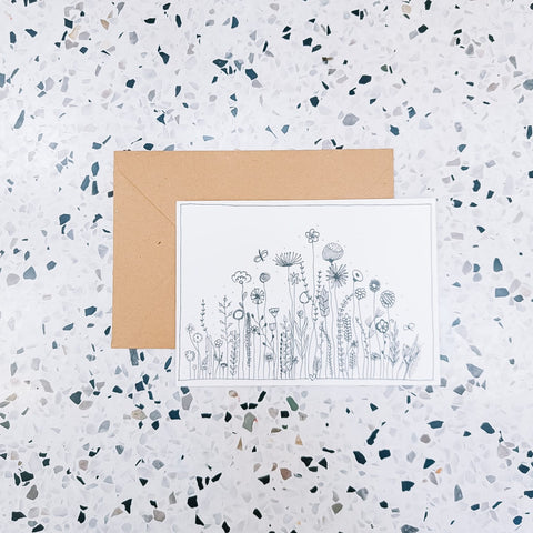 Emma Nieke Greeting Card - Wild Flowers