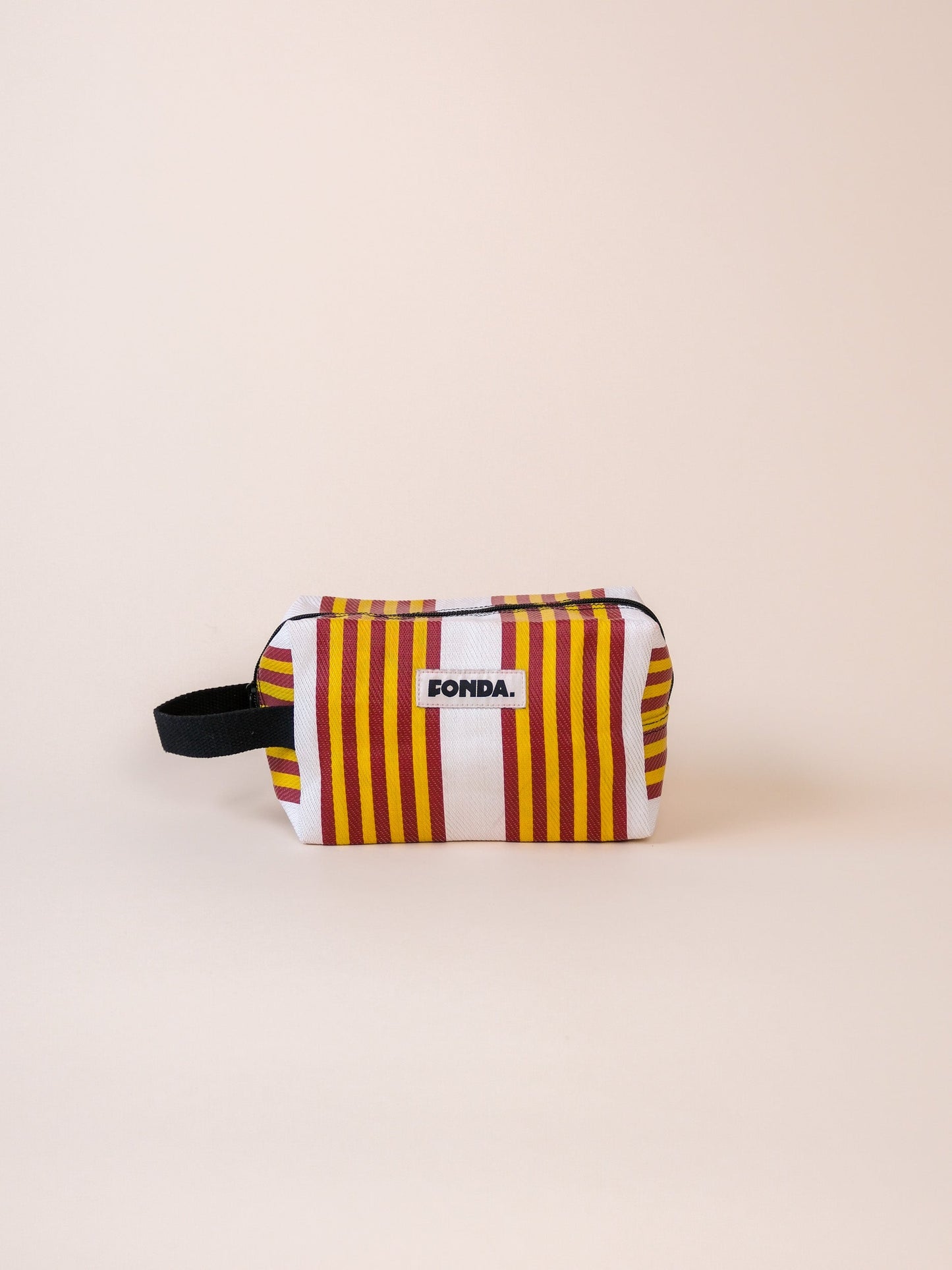 Toiletry Bag - White Yellow Red