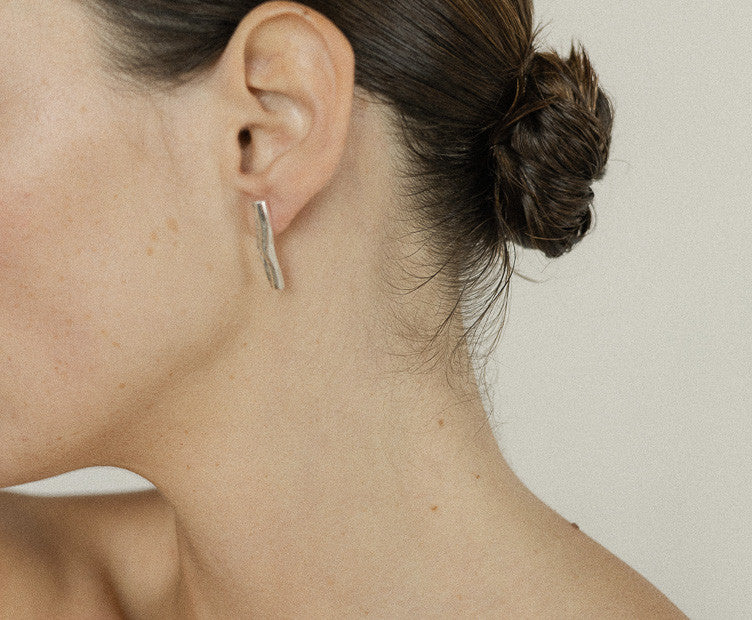 Dune Earrings - Palladium