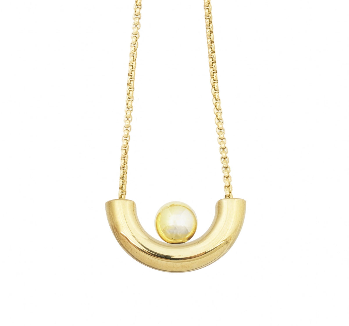 Fuse Necklace - Gold Plated