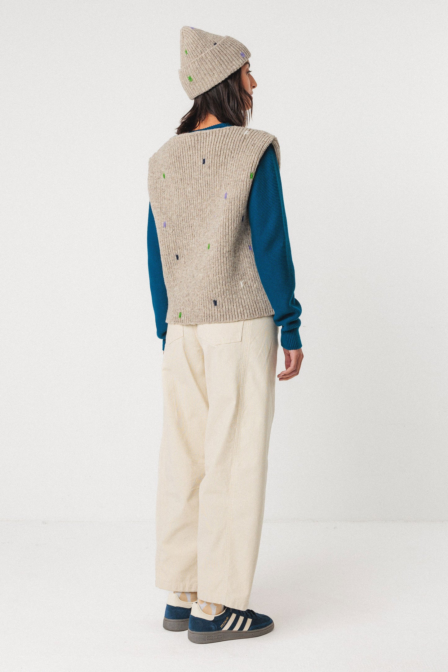 Goiatz Knitted Vest - Cream