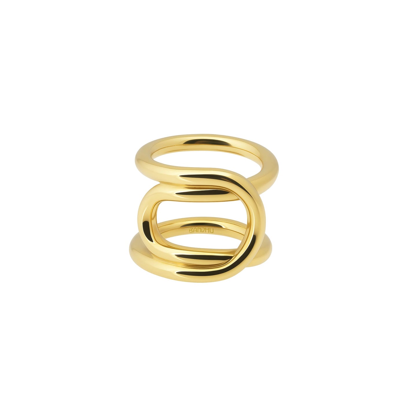 Bandhu Loop Ring - Gold