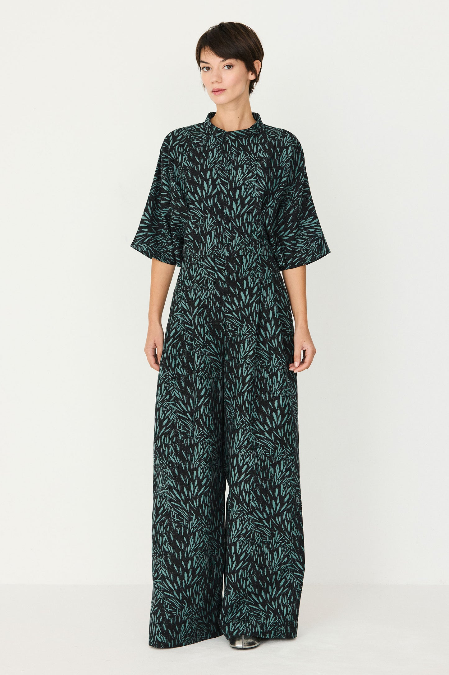 Siloe Jumpsuit - Leaves