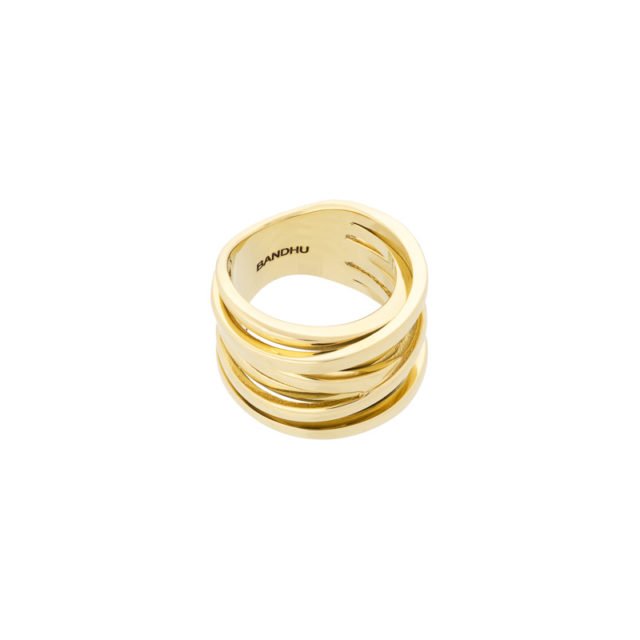 Bandhu Coil Ring - Gold