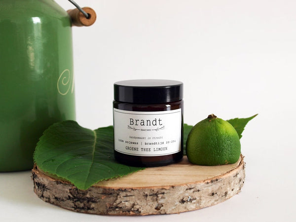 Brandt Apothecary Candle Green tea & lime