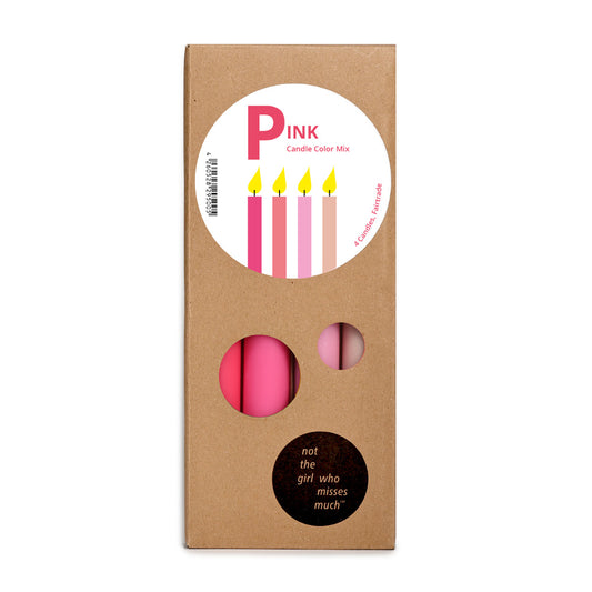 Set Of Candles - PINK
