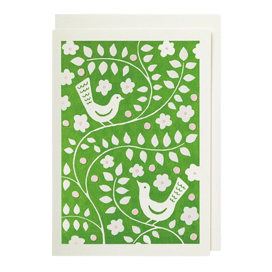 Archivist Gallery Notelet - Bird Florals