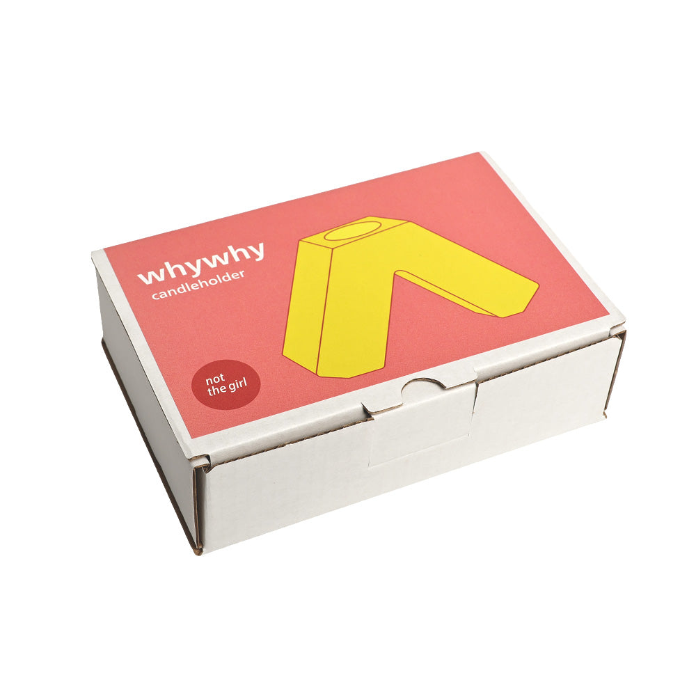 Candle Holder Whywhy - Citrus Yellow