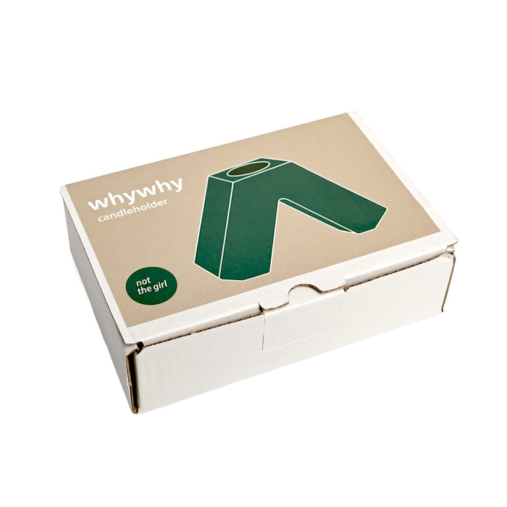Candle Holder Whywhy - Pine Green