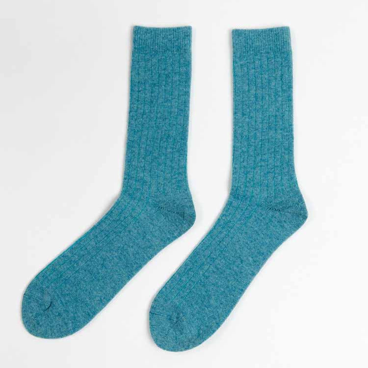 Lisos Wool Socks - Ocean
