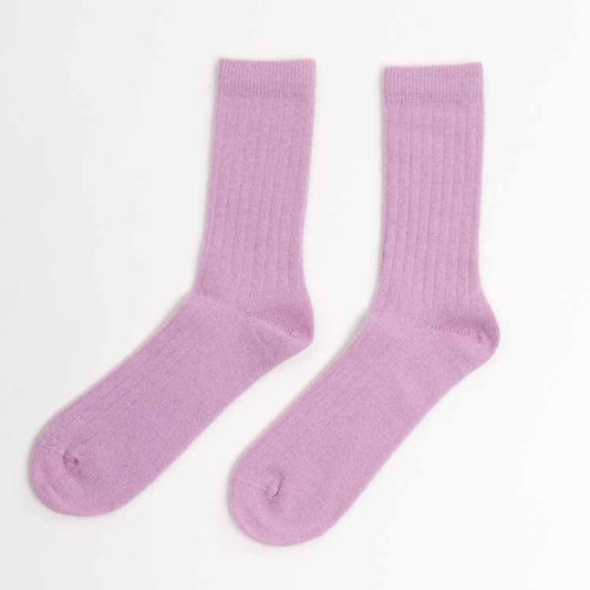 Lisos Wool Socks - Lilac