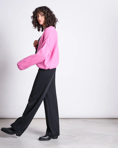 LAST ONE in S - Lejak Wool Jumper - Bonbon Pink