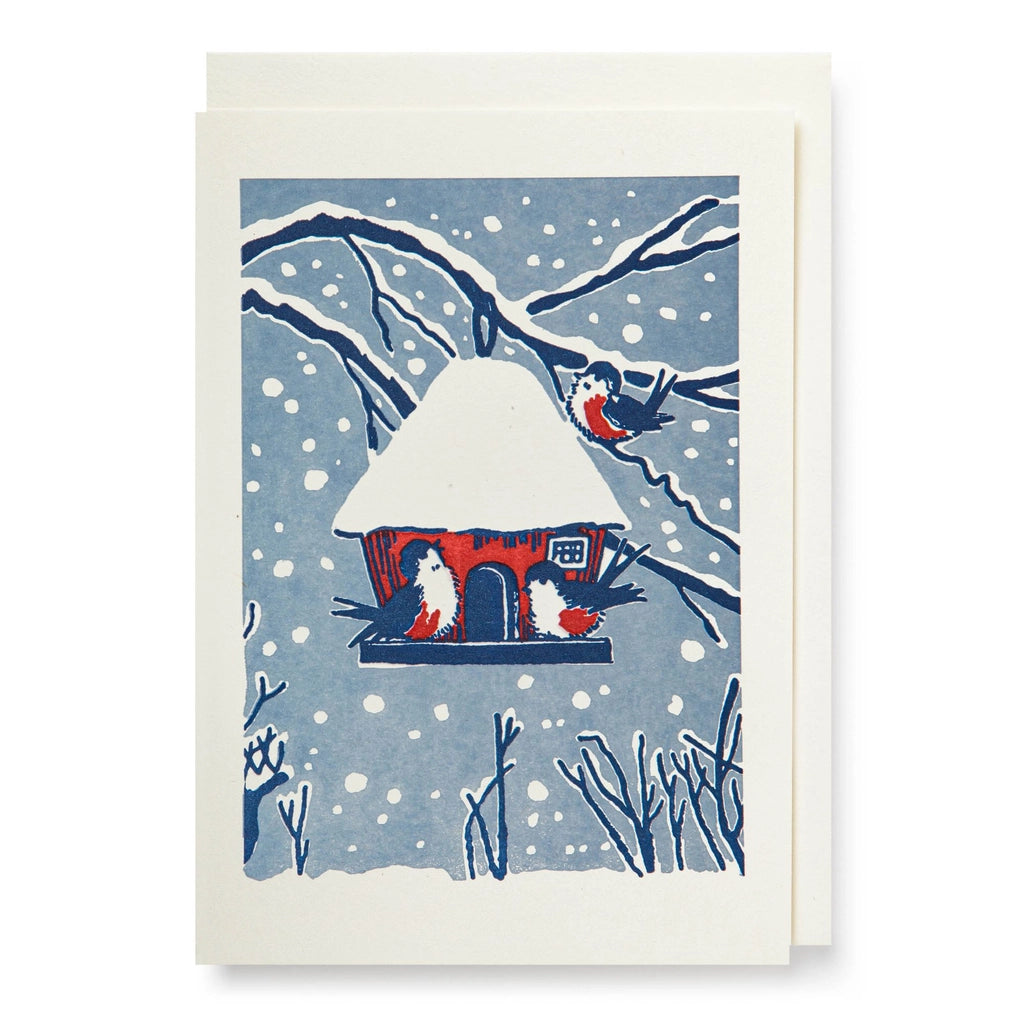 Archivist Gallery Notelet - Winter Birds