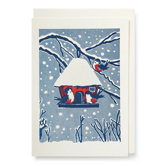 Archivist Gallery Notelet - Winter Birds