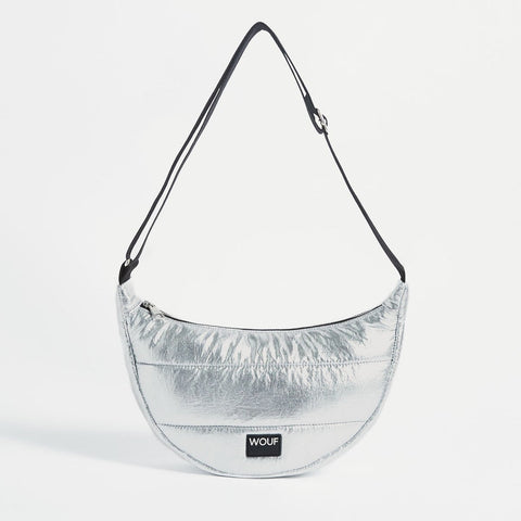 Crossbody Bag - Silver Glossy