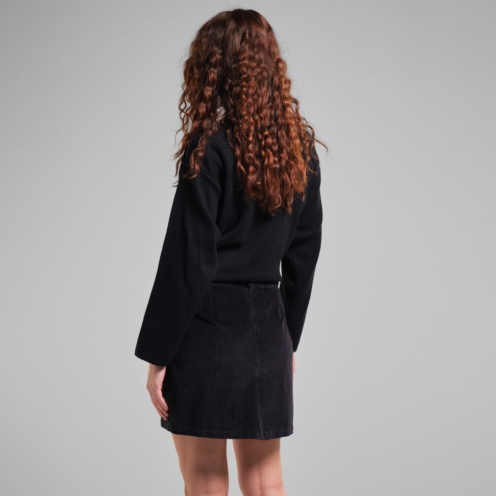 Majorna Corduroy Skirt - Black