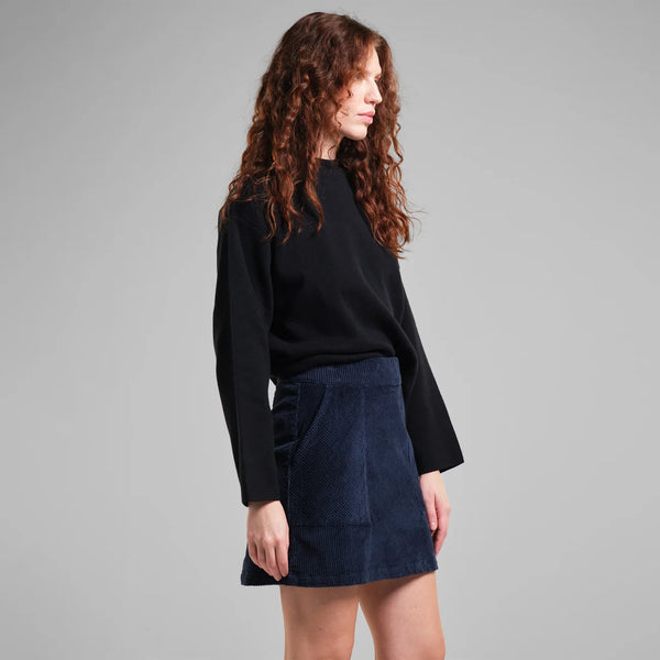 LAST ONE in XS - Dedicated Majorna Corduroy Skirt - Navy