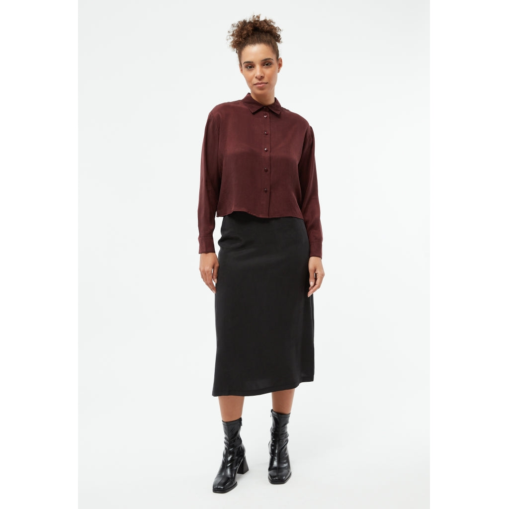 Savannah Blouse - Wine Red