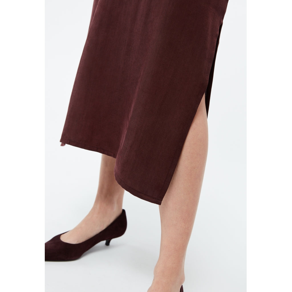 Louise Dress - Wine Red