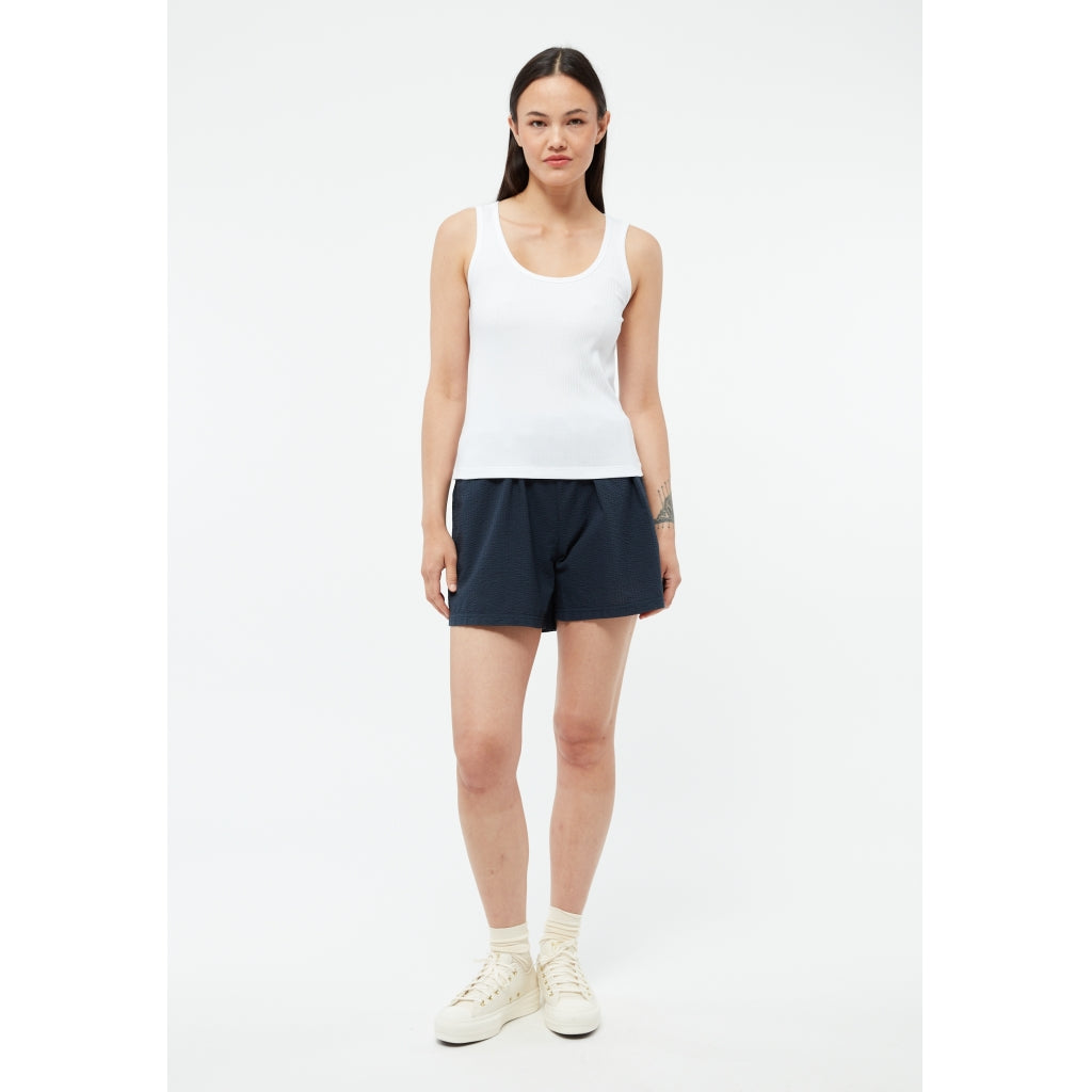 Ilma Rib Top - White
