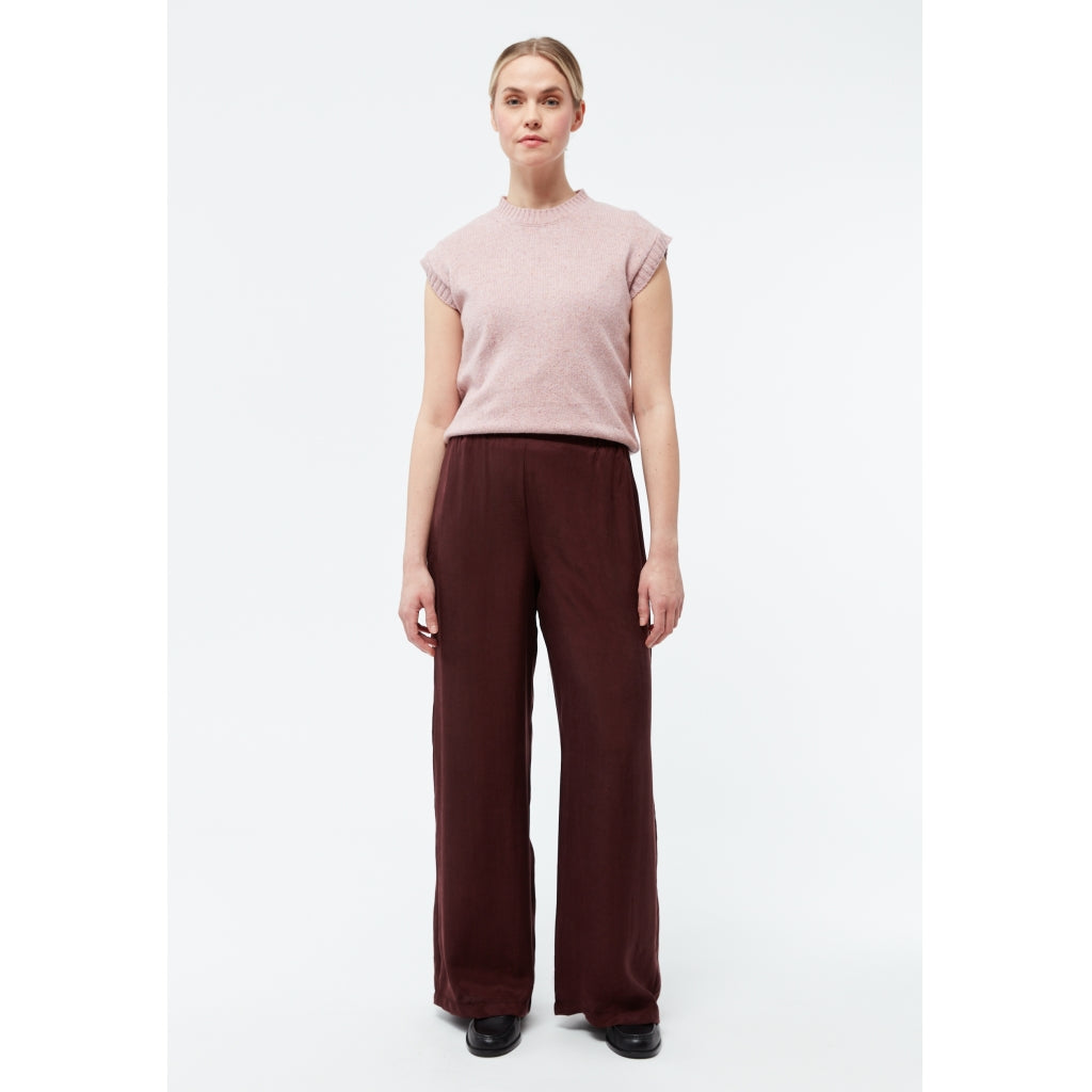 Marla Trousers - Wine Red
