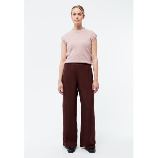 Marla Trousers - Wine Red