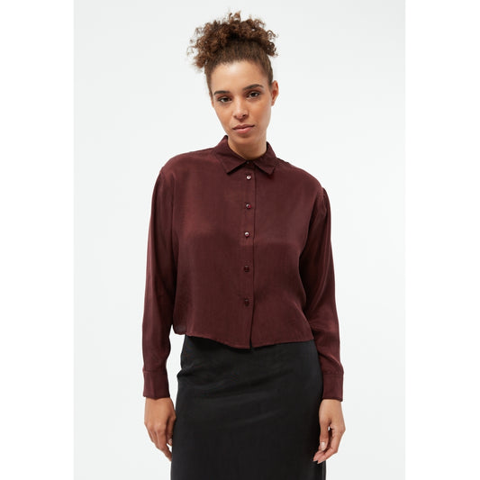 Savannah Blouse - Wine Red