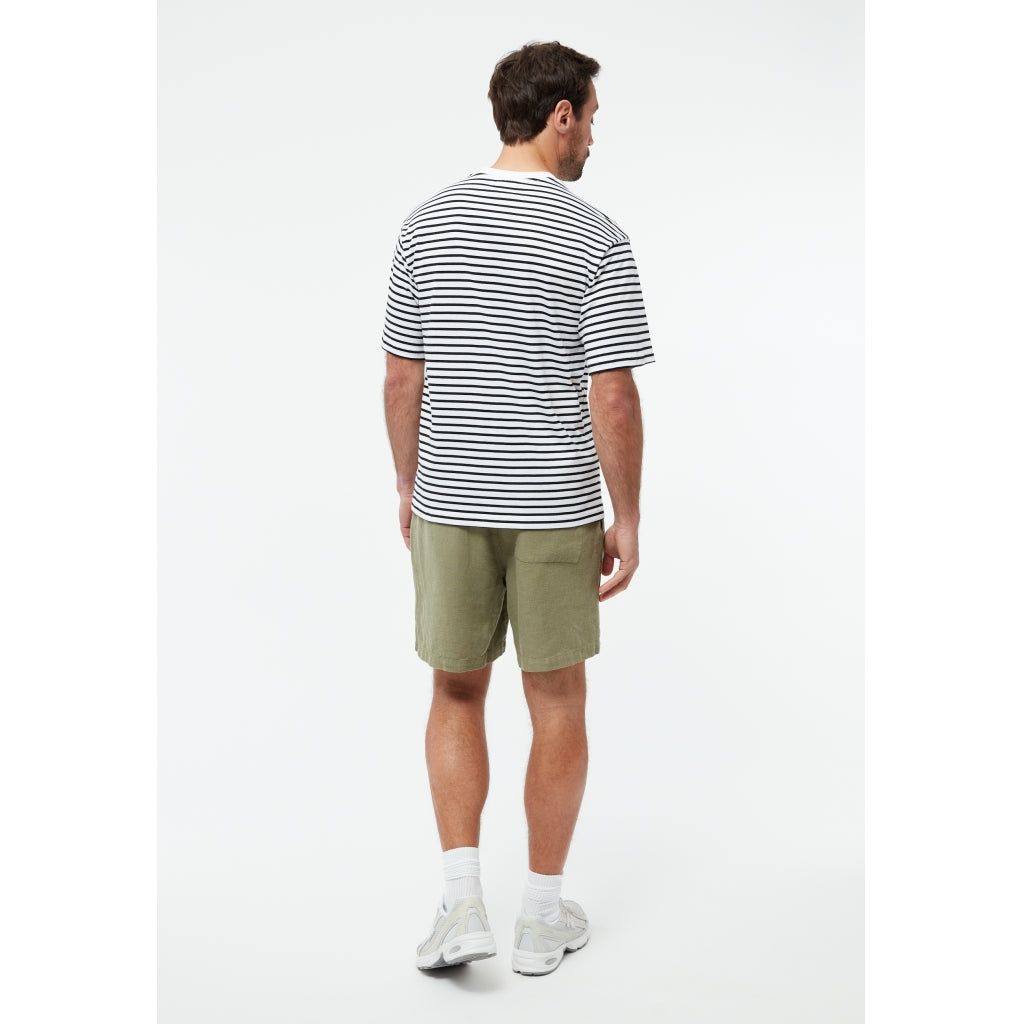Laurin Linen Shorts - Faded Olive