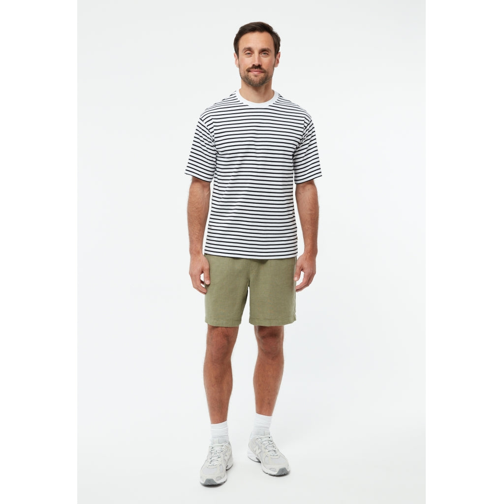 Laurin Linen Shorts - Faded Olive