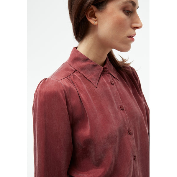 LAST ONE in L - Kasia Shirt - Cranberry