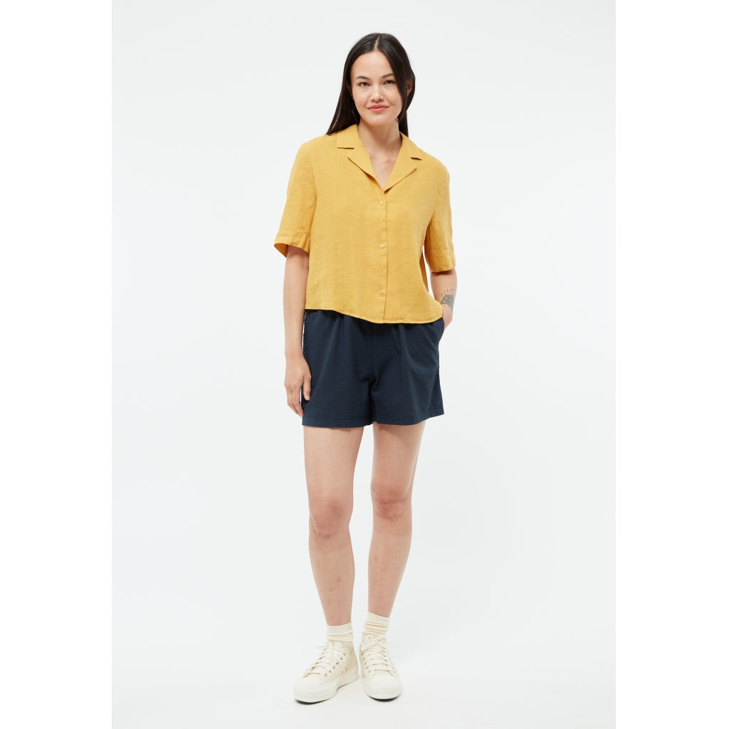 Carol Linen Shirt - Fade Gold