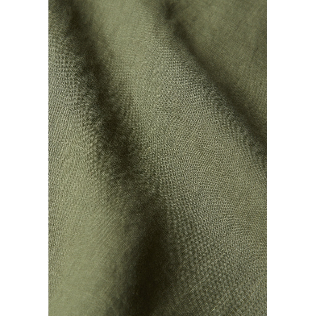 Kent Linen Shirt - Faded Olive