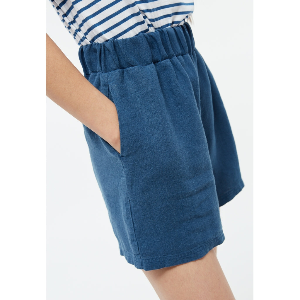 LAST ONE in XL - Clementine Linen Shorts - Blazing Blue