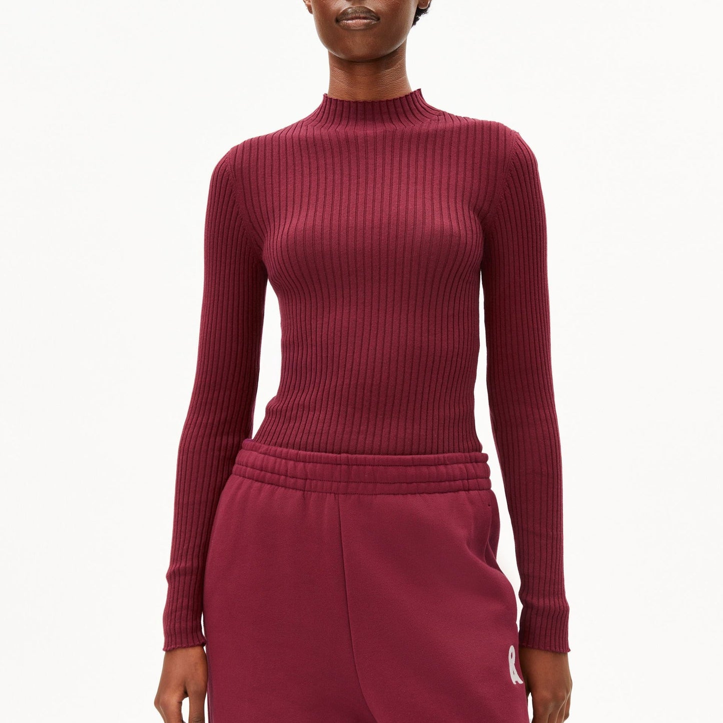 Alaania Knitted Longsleeve - Velvet Red