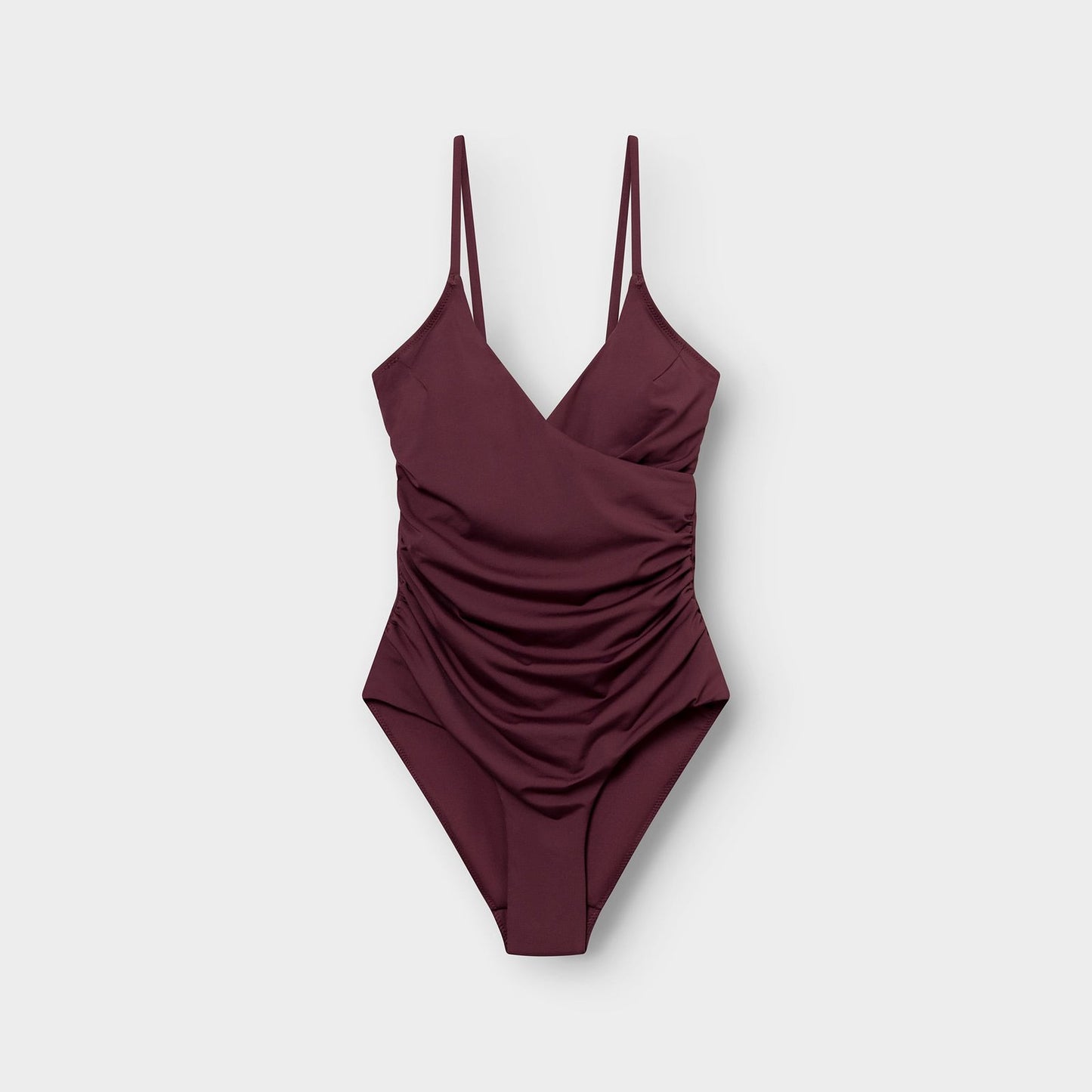 Swimsuit Klinte Thin Stripe - Burgundy