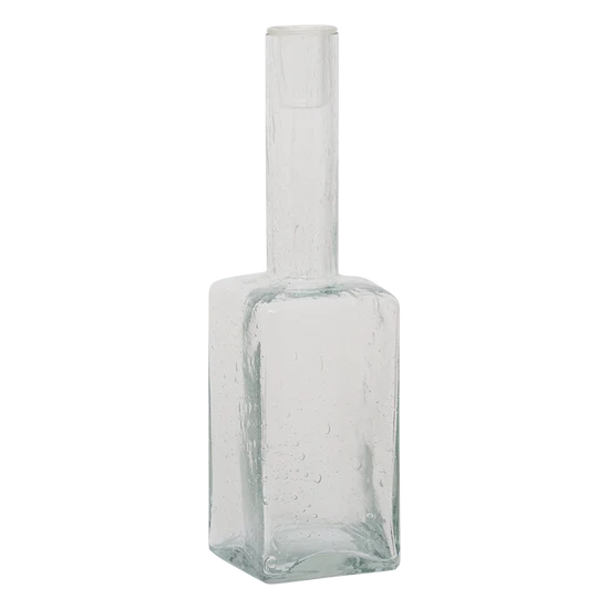 UNC Candle Holder Alba Recycled Glass - Transparent